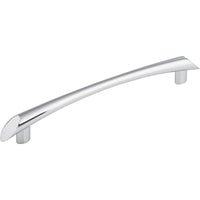 Worldwide Flooring Design Center Edgewater Pull 6 5/16 Inch (c-c) Polished Chrome Edgewater Pull 6 5/16 Inch (c-c) Polished Chrome Top Knobs Decorative Hardware