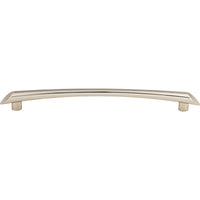 Worldwide Flooring Design Center Edgewater Pull 9 Inch (c-c) Polished Nickel Edgewater Pull 9 Inch (c-c) Polished Nickel Top Knobs Decorative Hardware