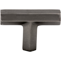 Worldwide Flooring Design Center Lydia T Shape Knob 1 3/4 Inch Ash Gray Lydia T Shape Knob 1 3/4 Inch Ash Gray Top Knobs Decorative Hardware