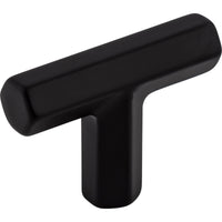 Worldwide Flooring Design Center Lydia T Shape Knob 1 3/4 Inch Flat Black Lydia T Shape Knob 1 3/4 Inch Flat Black Top Knobs Decorative Hardware