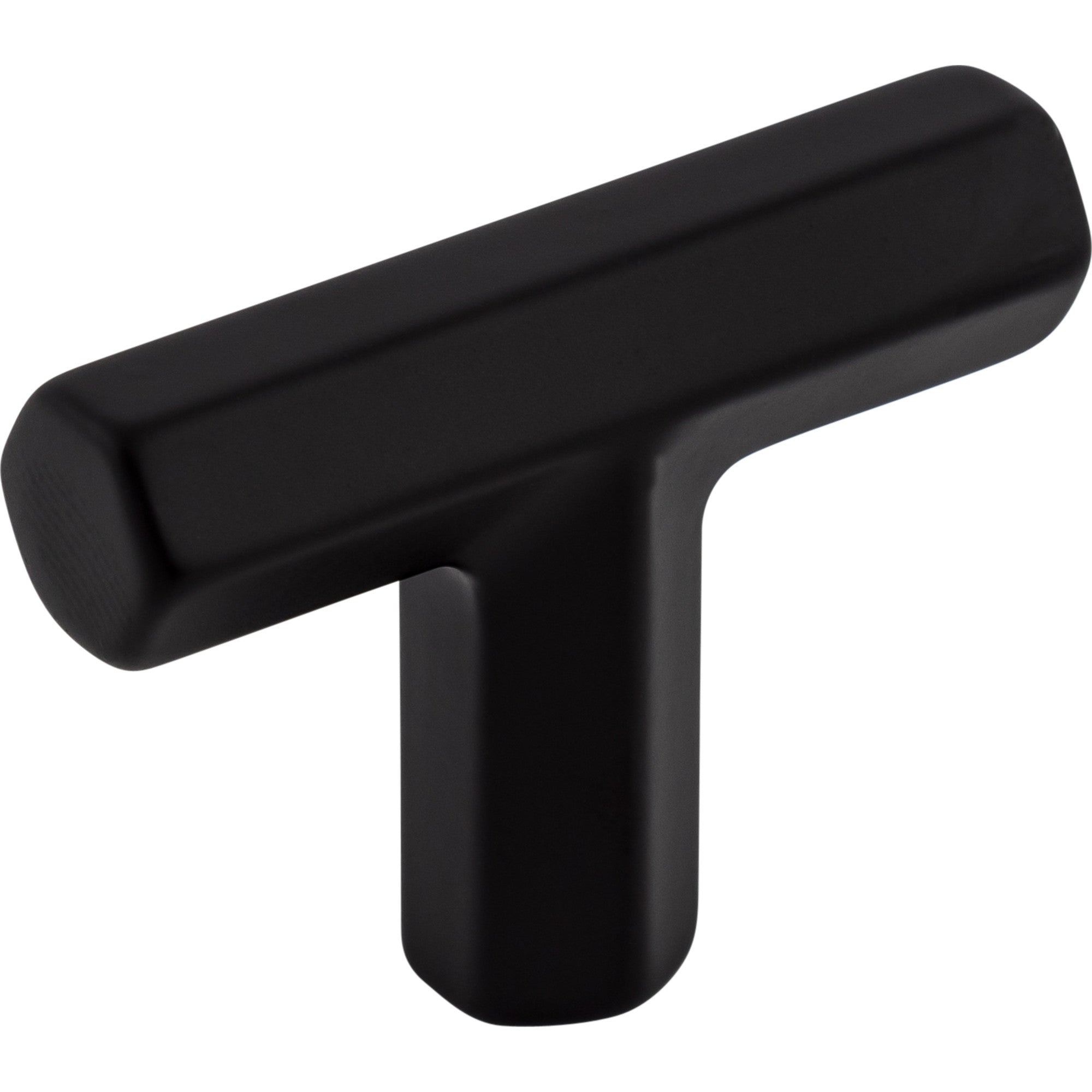 Worldwide Flooring Design Center Lydia T Shape Knob 1 3/4 Inch Flat Black Lydia T Shape Knob 1 3/4 Inch Flat Black Top Knobs Decorative Hardware
