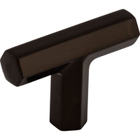Worldwide Flooring Design Center Lydia T Shape Knob 1 3/4 Inch Oil Rubbed Bronze Lydia T Shape Knob 1 3/4 Inch Oil Rubbed Bronze Top Knobs Decorative Hardware