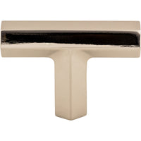 Worldwide Flooring Design Center Lydia T Shape Knob 1 3/4 Inch Polished Nickel Lydia T Shape Knob 1 3/4 Inch Polished Nickel Top Knobs Decorative Hardware