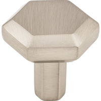 Worldwide Flooring Design Center Lydia Knob 1 1/8 Inch Brushed Satin Nickel Lydia Knob 1 1/8 Inch Brushed Satin Nickel Top Knobs Decorative Hardware