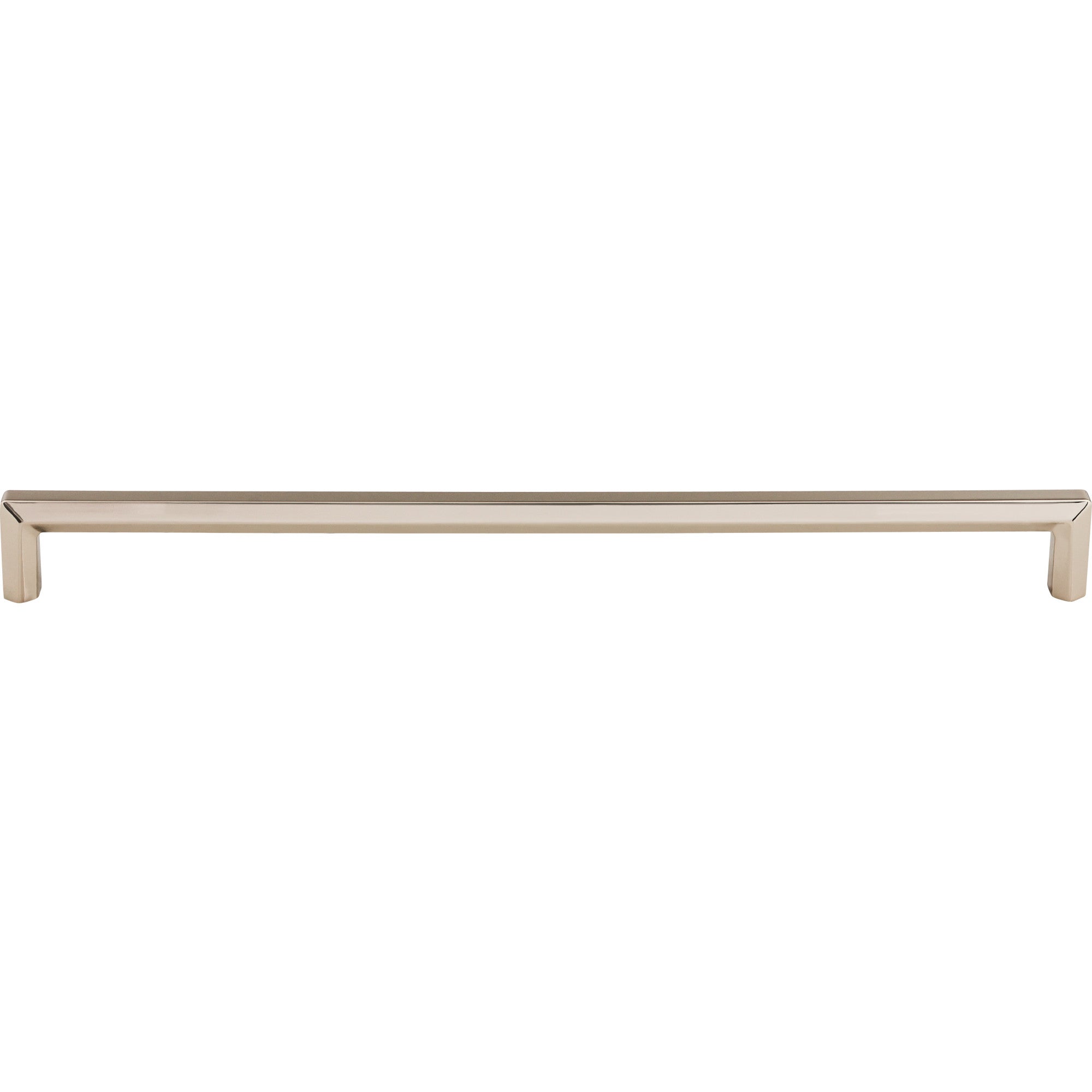 Worldwide Flooring Design Center Lydia Pull 12 Inch (c-c) Polished Nickel Lydia Pull 12 Inch (c-c) Polished Nickel Top Knobs Decorative Hardware