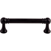 Worldwide Flooring Design Center Kara Pull 3 3/4 Inch (c-c) Flat Black Kara Pull 3 3/4 Inch (c-c) Flat Black Top Knobs Decorative Hardware
