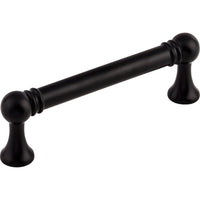 Worldwide Flooring Design Center Kara Pull 3 3/4 Inch (c-c) Flat Black Kara Pull 3 3/4 Inch (c-c) Flat Black Top Knobs Decorative Hardware