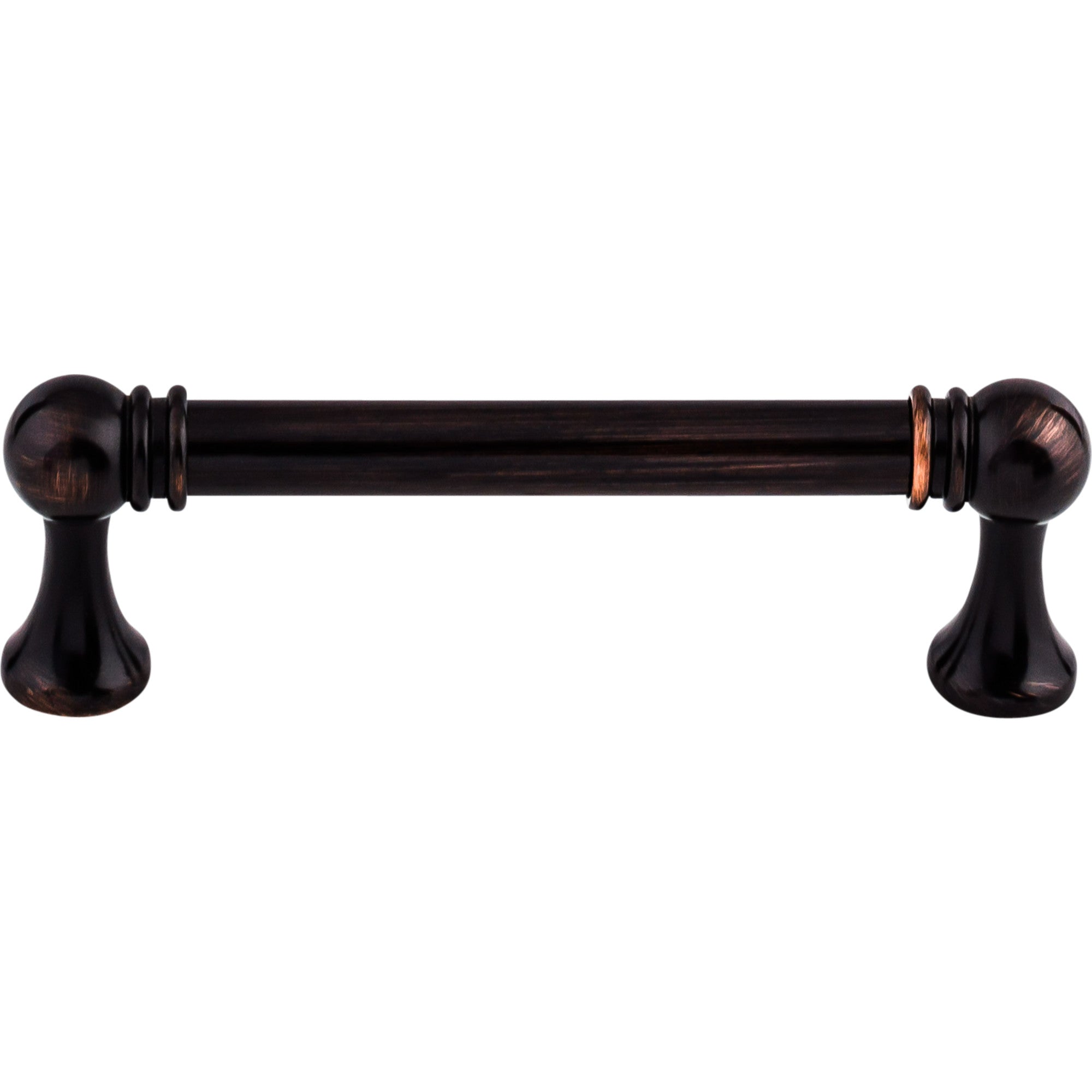 Worldwide Flooring Design Center Kara Pull 3 3/4 Inch (c-c) Tuscan Bronze Kara Pull 3 3/4 Inch (c-c) Tuscan Bronze Top Knobs Decorative Hardware