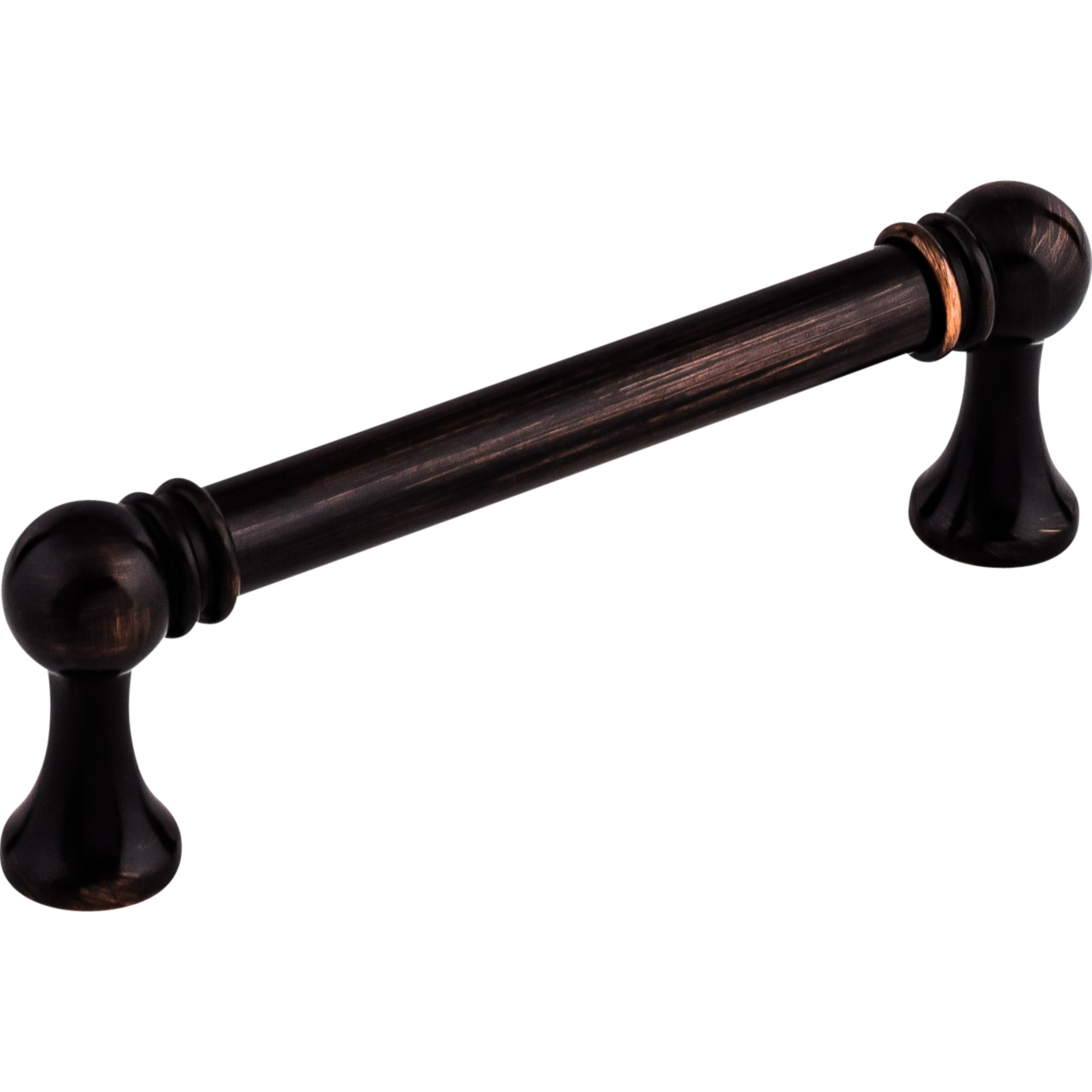 Worldwide Flooring Design Center Kara Pull 3 3/4 Inch (c-c) Tuscan Bronze Kara Pull 3 3/4 Inch (c-c) Tuscan Bronze Top Knobs Decorative Hardware