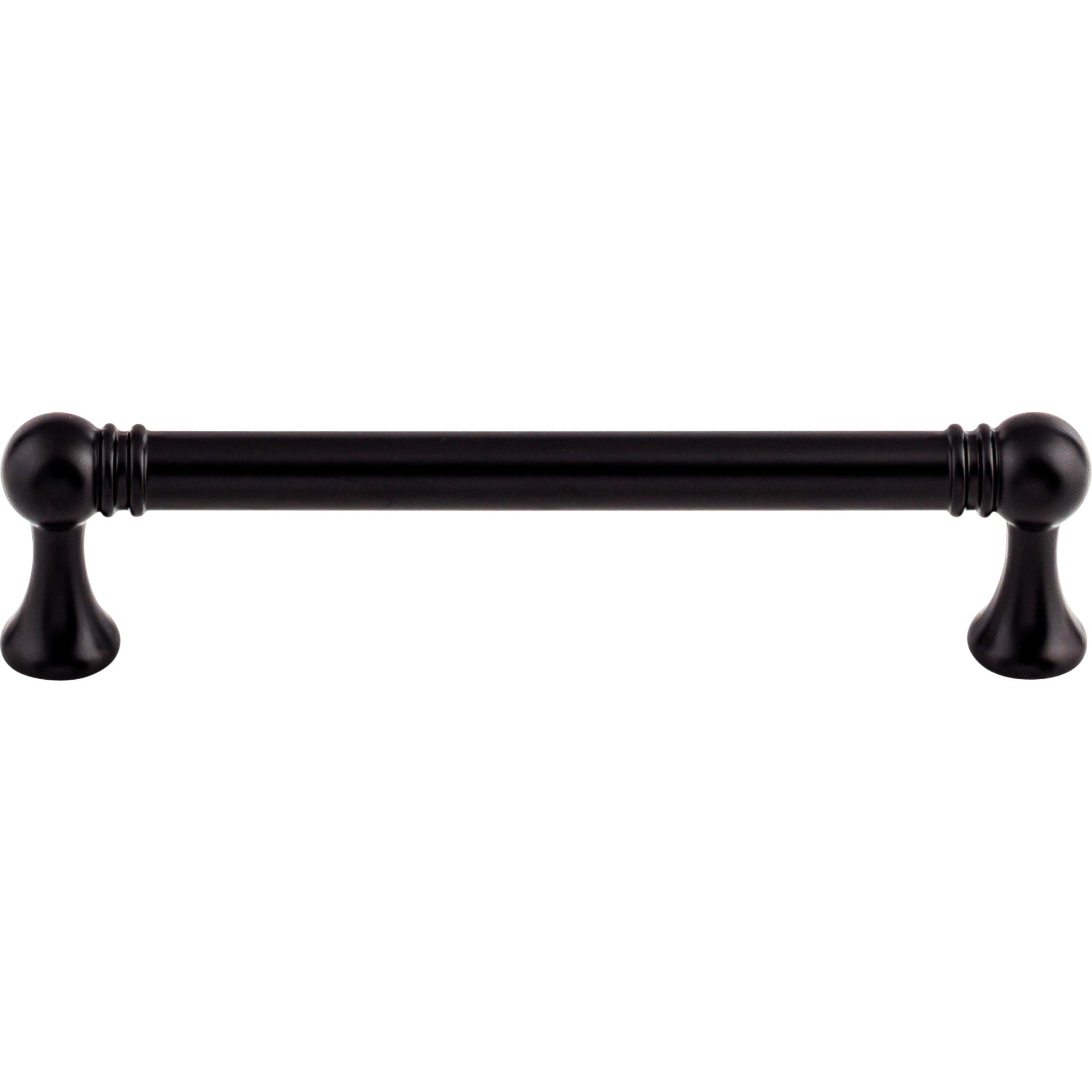Worldwide Flooring Design Center Kara Pull 5 1/16 Inch (c-c) Flat Black Kara Pull 5 1/16 Inch (c-c) Flat Black Top Knobs Decorative Hardware