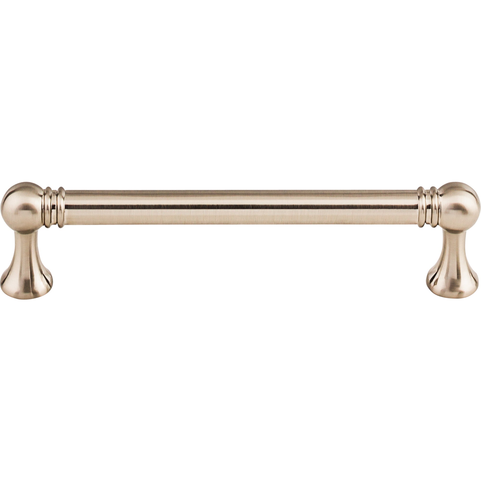 Worldwide Flooring Design Center Kara Pull 5 1/16 Inch (c-c) Brushed Satin Nickel Kara Pull 5 1/16 Inch (c-c) Brushed Satin Nickel Top Knobs Decorative Hardware
