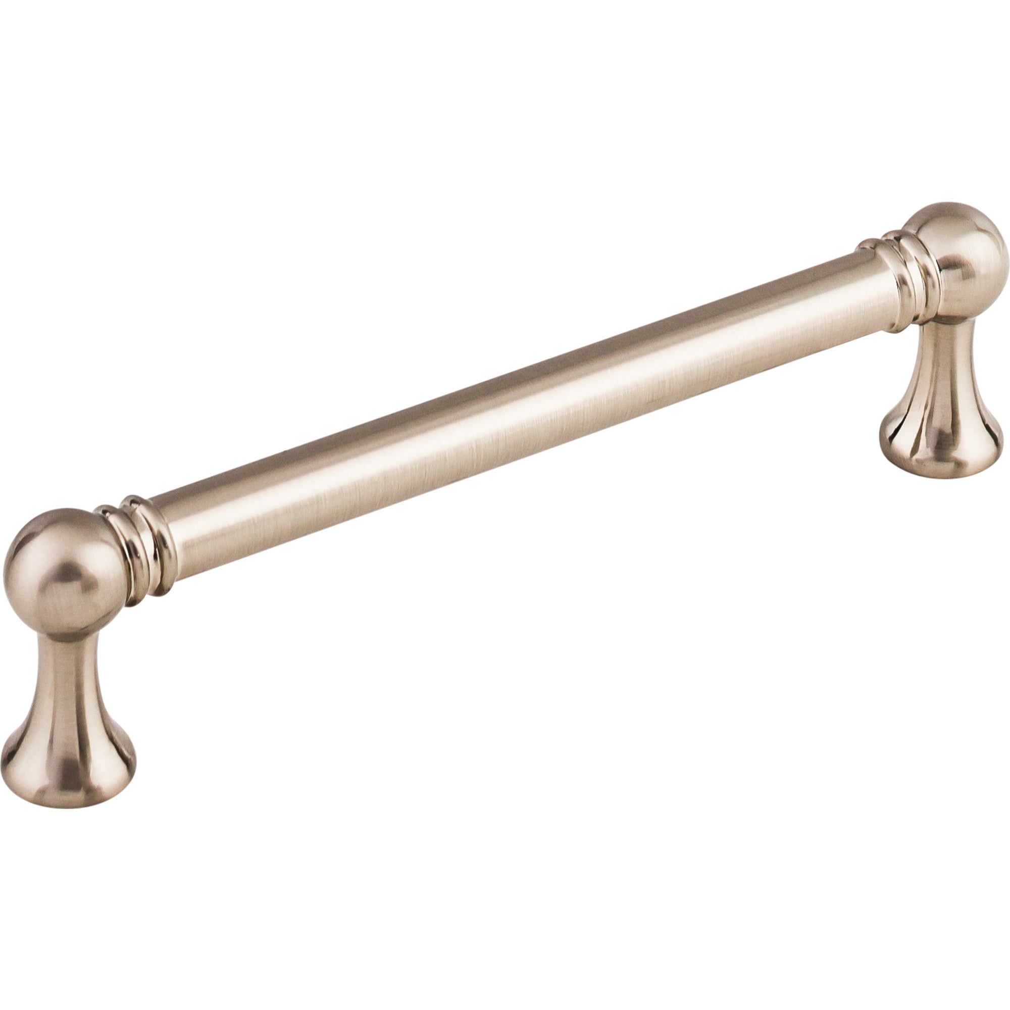 Worldwide Flooring Design Center Kara Pull 5 1/16 Inch (c-c) Brushed Satin Nickel Kara Pull 5 1/16 Inch (c-c) Brushed Satin Nickel Top Knobs Decorative Hardware