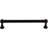 Worldwide Flooring Design Center Kara Pull 6 5/16 Inch (c-c) Flat Black Kara Pull 6 5/16 Inch (c-c) Flat Black Top Knobs Decorative Hardware