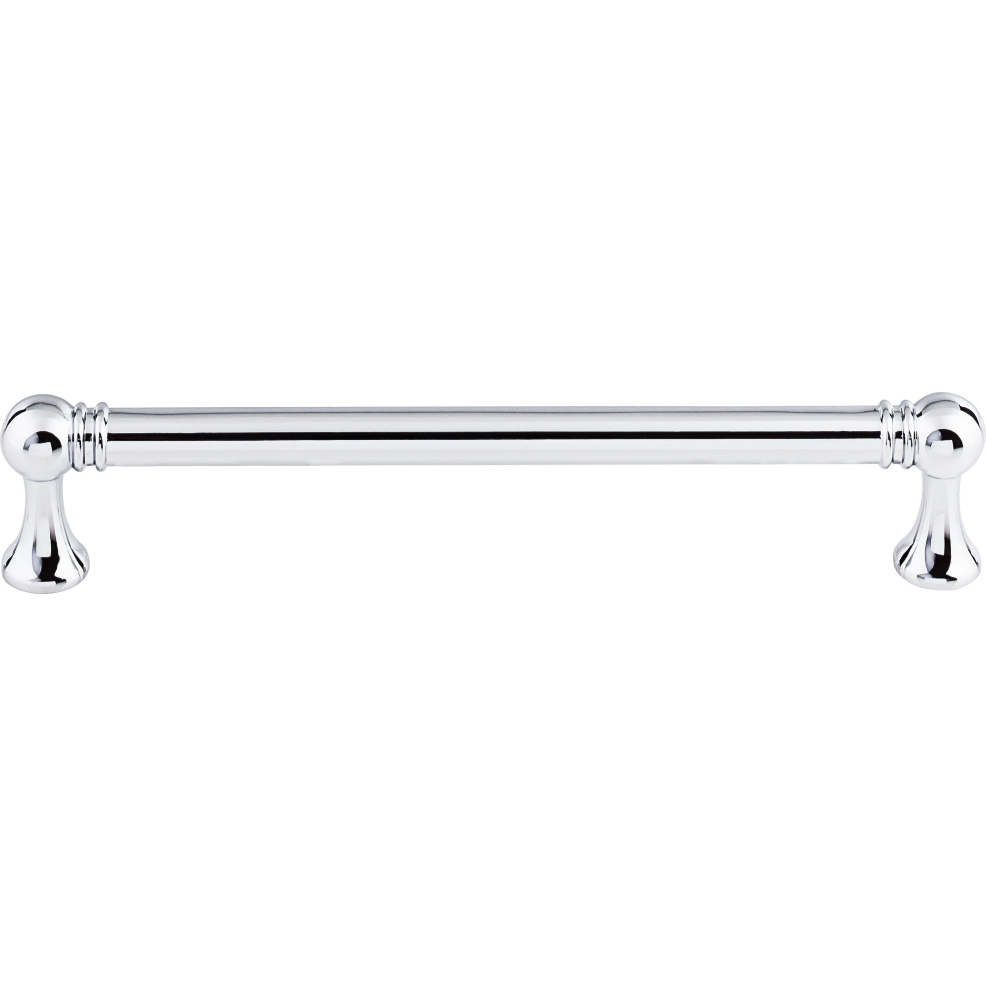 Worldwide Flooring Design Center Kara Pull 6 5/16 Inch (c-c) Polished Chrome Kara Pull 6 5/16 Inch (c-c) Polished Chrome Top Knobs Decorative Hardware