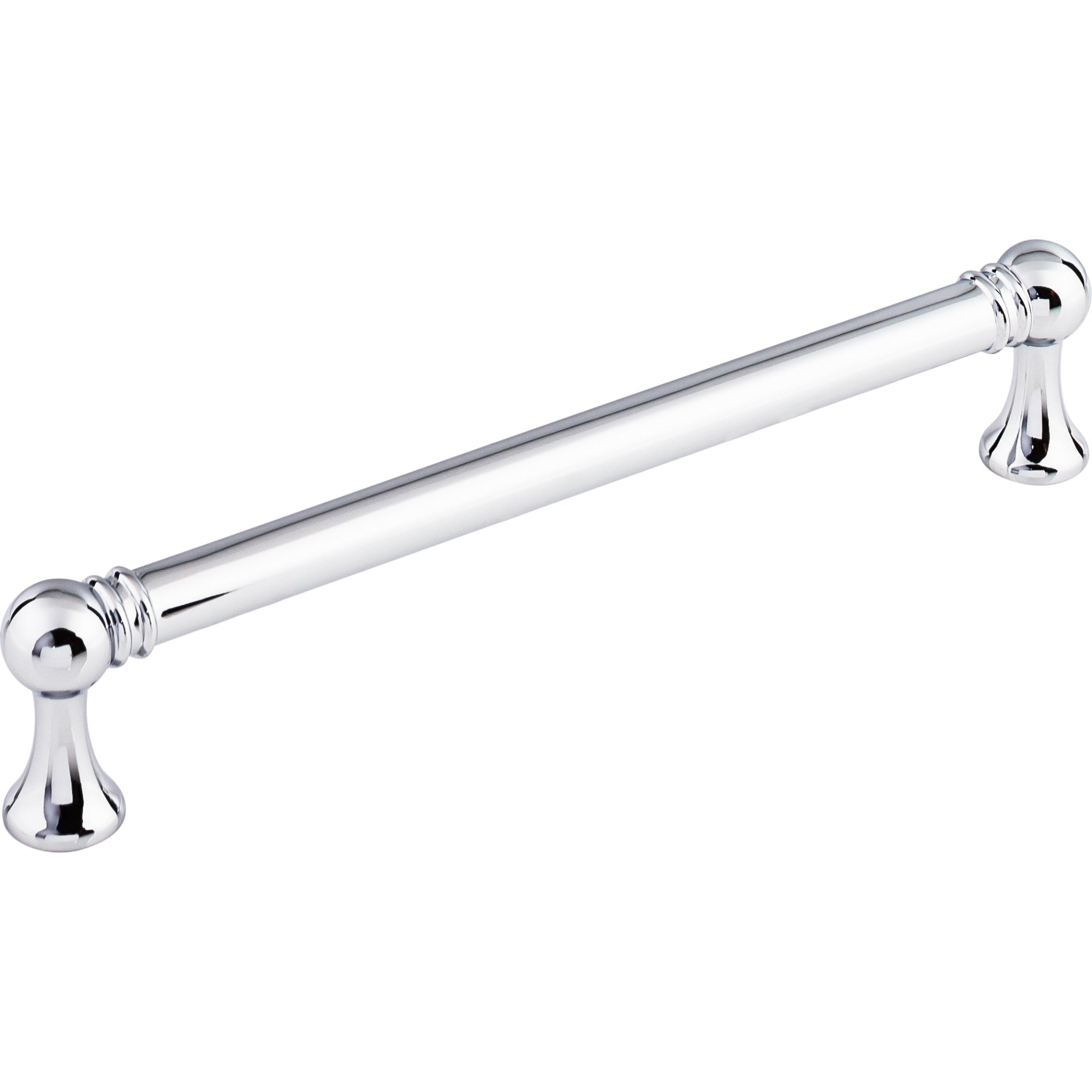 Worldwide Flooring Design Center Kara Pull 6 5/16 Inch (c-c) Polished Chrome Kara Pull 6 5/16 Inch (c-c) Polished Chrome Top Knobs Decorative Hardware