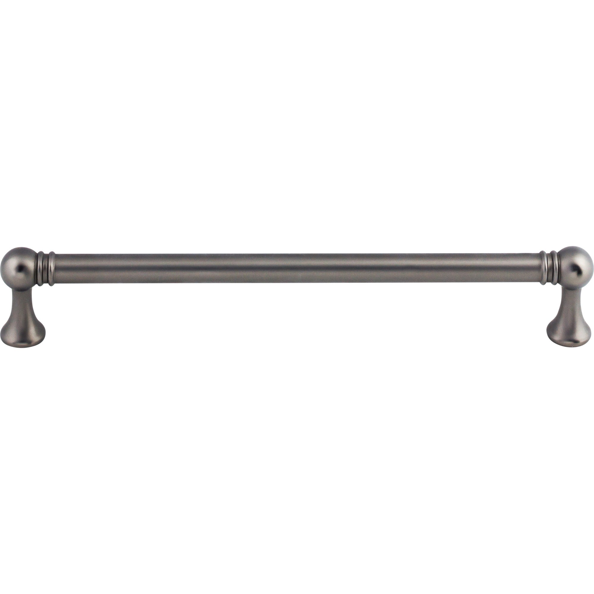 Worldwide Flooring Design Center Kara Pull 7 9/16 Inch (c-c) Ash Gray Kara Pull 7 9/16 Inch (c-c) Ash Gray Top Knobs Decorative Hardware