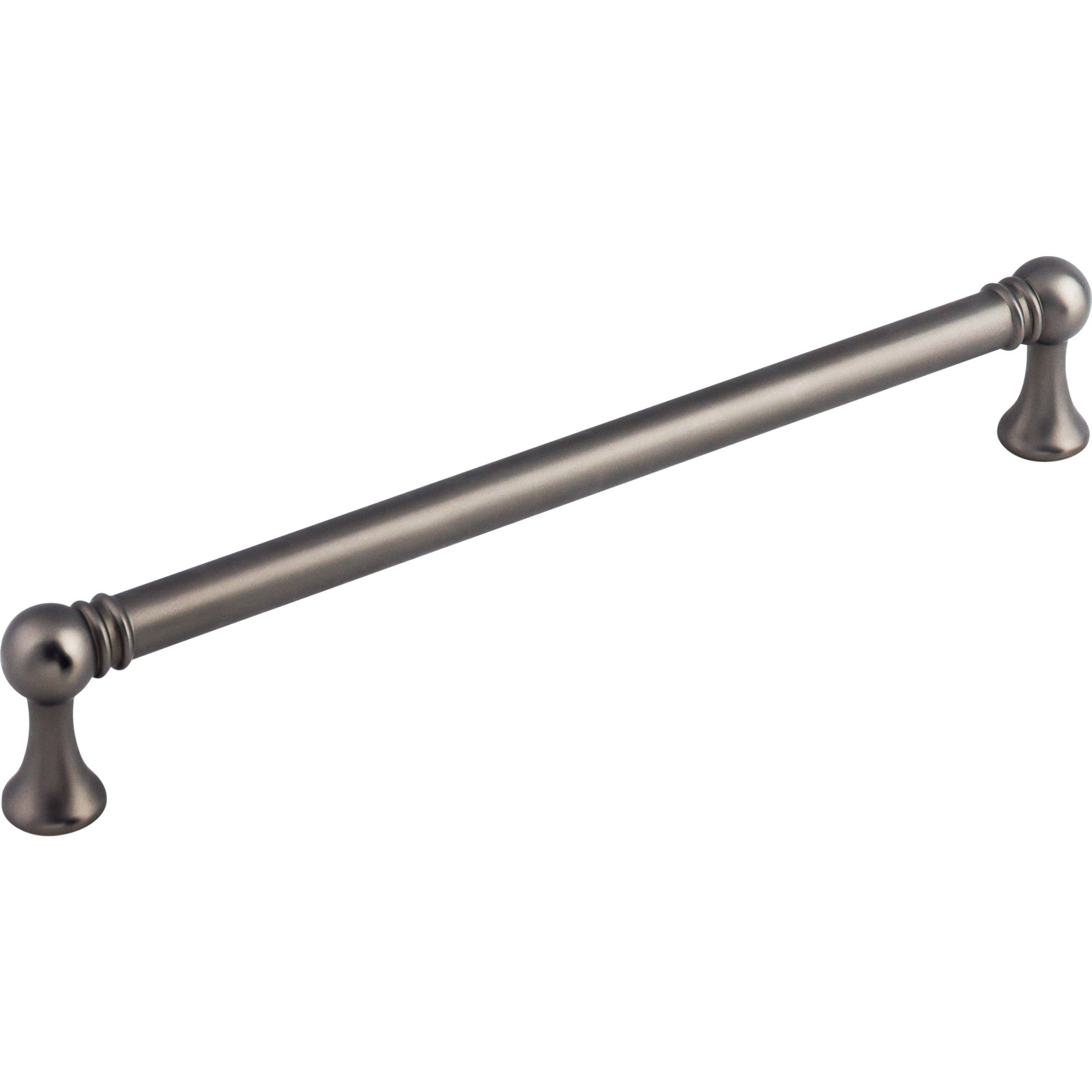 Worldwide Flooring Design Center Kara Pull 7 9/16 Inch (c-c) Ash Gray Kara Pull 7 9/16 Inch (c-c) Ash Gray Top Knobs Decorative Hardware