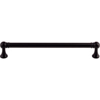 Worldwide Flooring Design Center Kara Pull 7 9/16 Inch (c-c) Flat Black Kara Pull 7 9/16 Inch (c-c) Flat Black Top Knobs Decorative Hardware