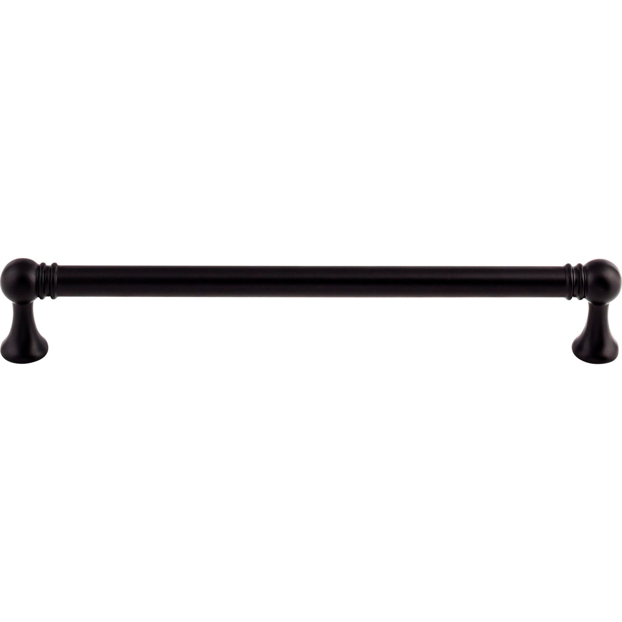 Worldwide Flooring Design Center Kara Pull 7 9/16 Inch (c-c) Flat Black Kara Pull 7 9/16 Inch (c-c) Flat Black Top Knobs Decorative Hardware