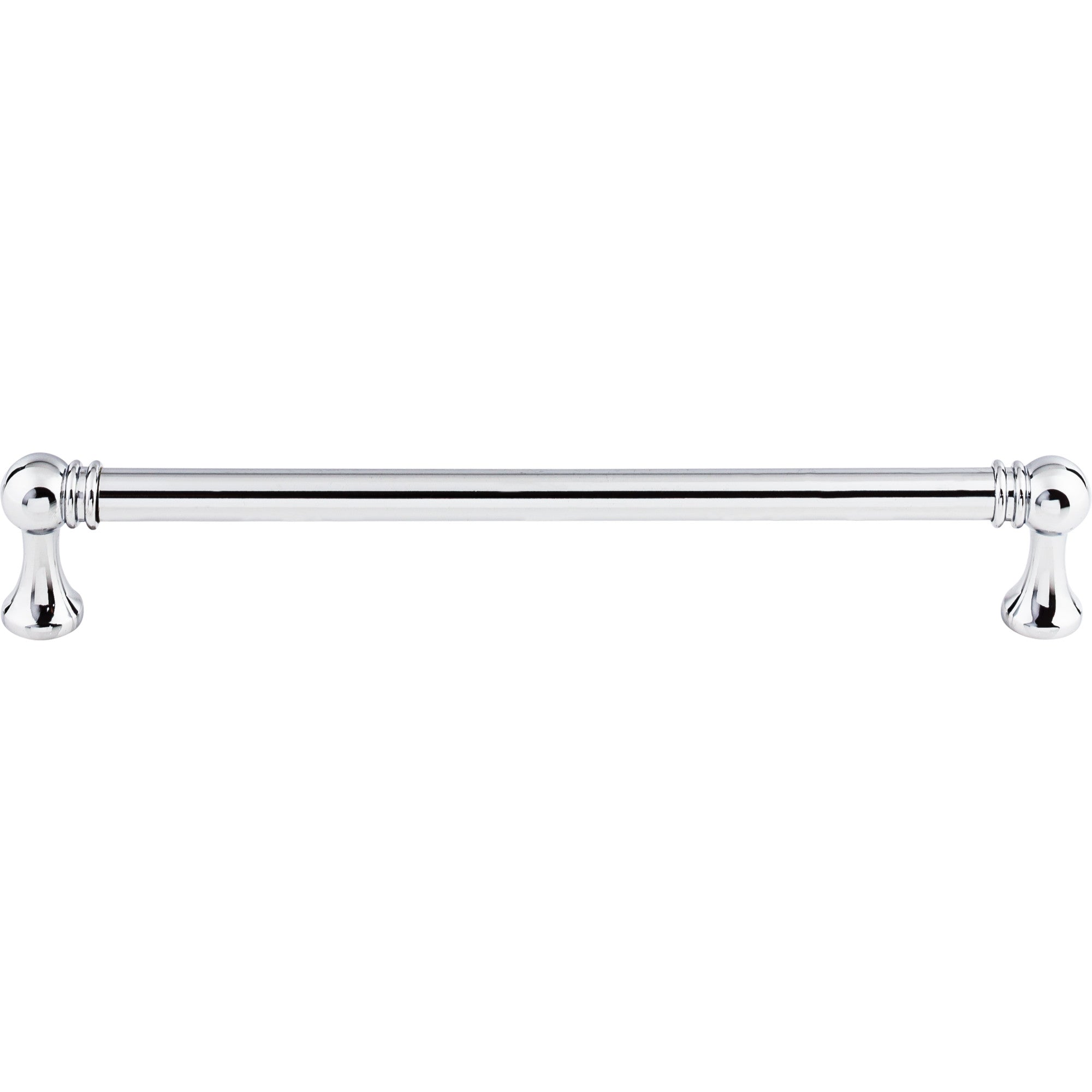 Worldwide Flooring Design Center Kara Pull 7 9/16 Inch (c-c) Polished Chrome Kara Pull 7 9/16 Inch (c-c) Polished Chrome Top Knobs Decorative Hardware