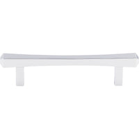 Worldwide Flooring Design Center Juliet Pull 3 3/4 Inch (c-c) Polished Chrome Juliet Pull 3 3/4 Inch (c-c) Polished Chrome Top Knobs Decorative Hardware