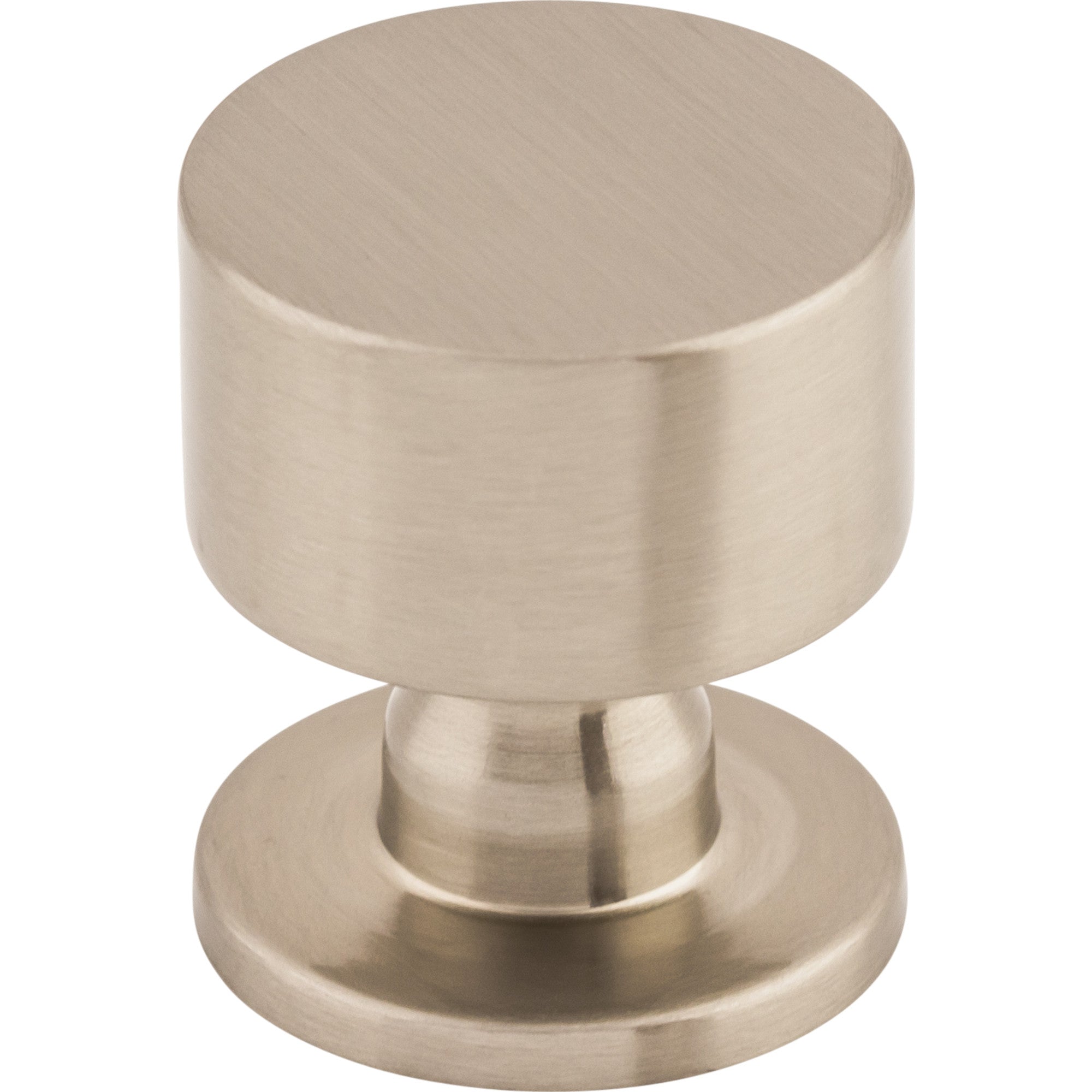 Worldwide Flooring Design Center Lily Knob 1 1/8 inch Brushed Satin Nickel Lily Knob 1 1/8 inch Brushed Satin Nickel Top Knobs Decorative Hardware