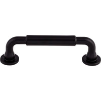 Worldwide Flooring Design Center Lily Pull 3 3/4 Inch (c-c) Flat Black Lily Pull 3 3/4 Inch (c-c) Flat Black Top Knobs Decorative Hardware