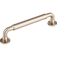 Worldwide Flooring Design Center Lily Pull 5 1/16 Inch (c-c) Brushed Satin Nickel Lily Pull 5 1/16 Inch (c-c) Brushed Satin Nickel Top Knobs Decorative Hardware