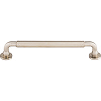 Worldwide Flooring Design Center Lily Pull 6 5/16 Inch (c-c) Brushed Satin Nickel Lily Pull 6 5/16 Inch (c-c) Brushed Satin Nickel Top Knobs Decorative Hardware