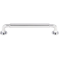 Worldwide Flooring Design Center Lily Pull 6 5/16 Inch (c-c) Polished Chrome Lily Pull 6 5/16 Inch (c-c) Polished Chrome Top Knobs Decorative Hardware