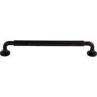Worldwide Flooring Design Center Lily Pull 7 9/16 Inch (c-c) Flat Black Lily Pull 7 9/16 Inch (c-c) Flat Black Top Knobs Decorative Hardware