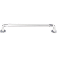 Worldwide Flooring Design Center Lily Pull 7 9/16 Inch (c-c) Polished Chrome Lily Pull 7 9/16 Inch (c-c) Polished Chrome Top Knobs Decorative Hardware
