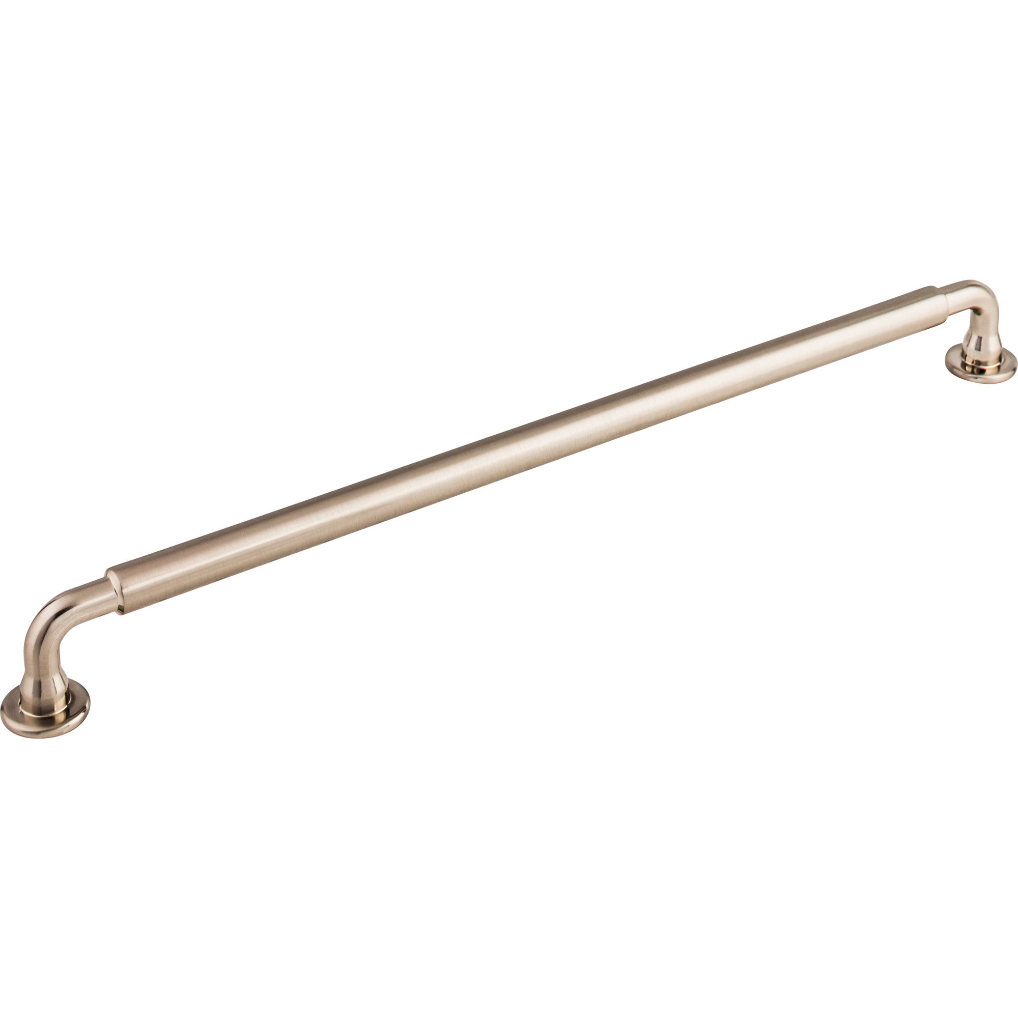 Worldwide Flooring Design Center Lily Pull 12 Inch (c-c) Brushed Satin Nickel Lily Pull 12 Inch (c-c) Brushed Satin Nickel Top Knobs Decorative Hardware