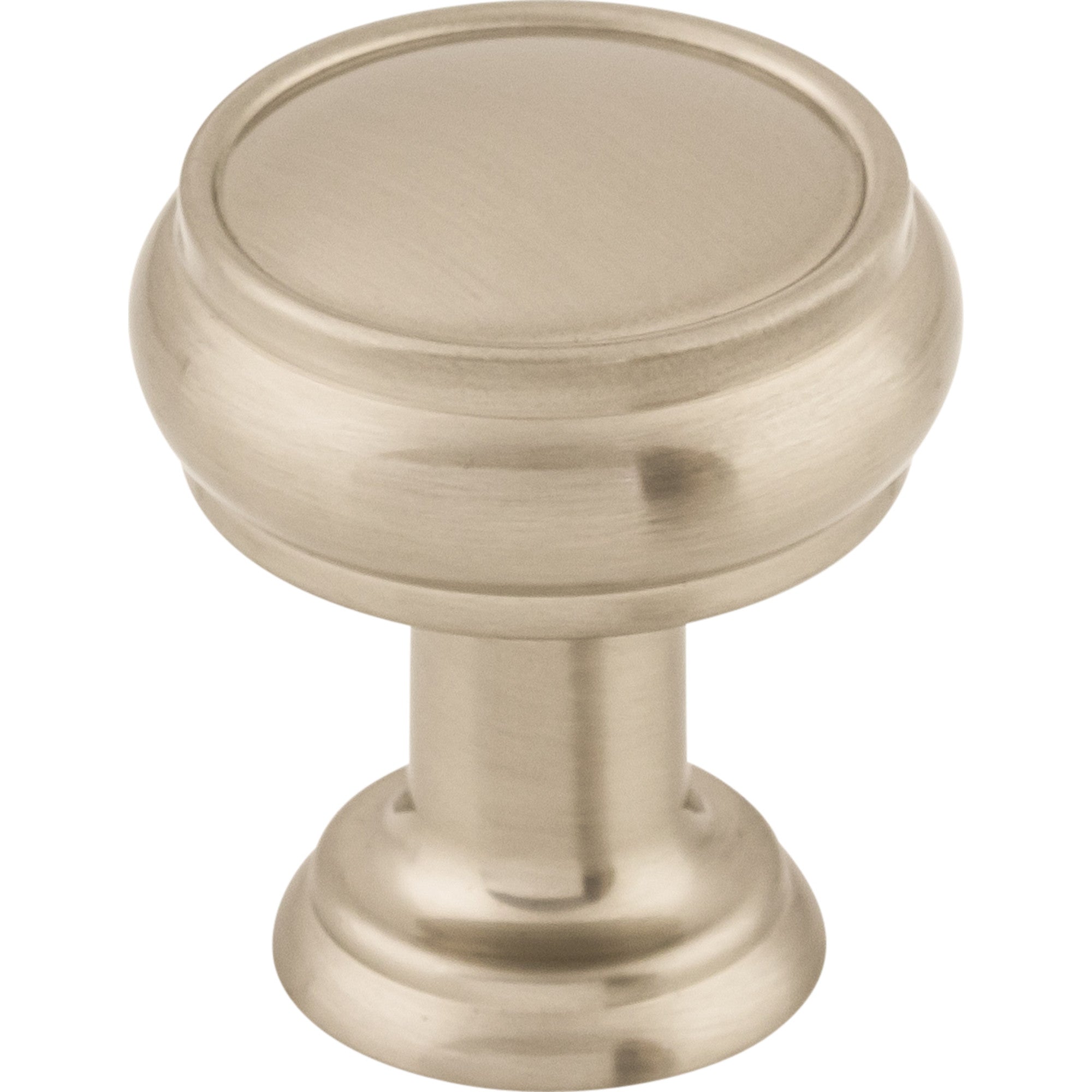 Worldwide Flooring Design Center Eden Knob 1 Inch Brushed Satin Nickel Eden Knob 1 Inch Brushed Satin Nickel Top Knobs Decorative Hardware