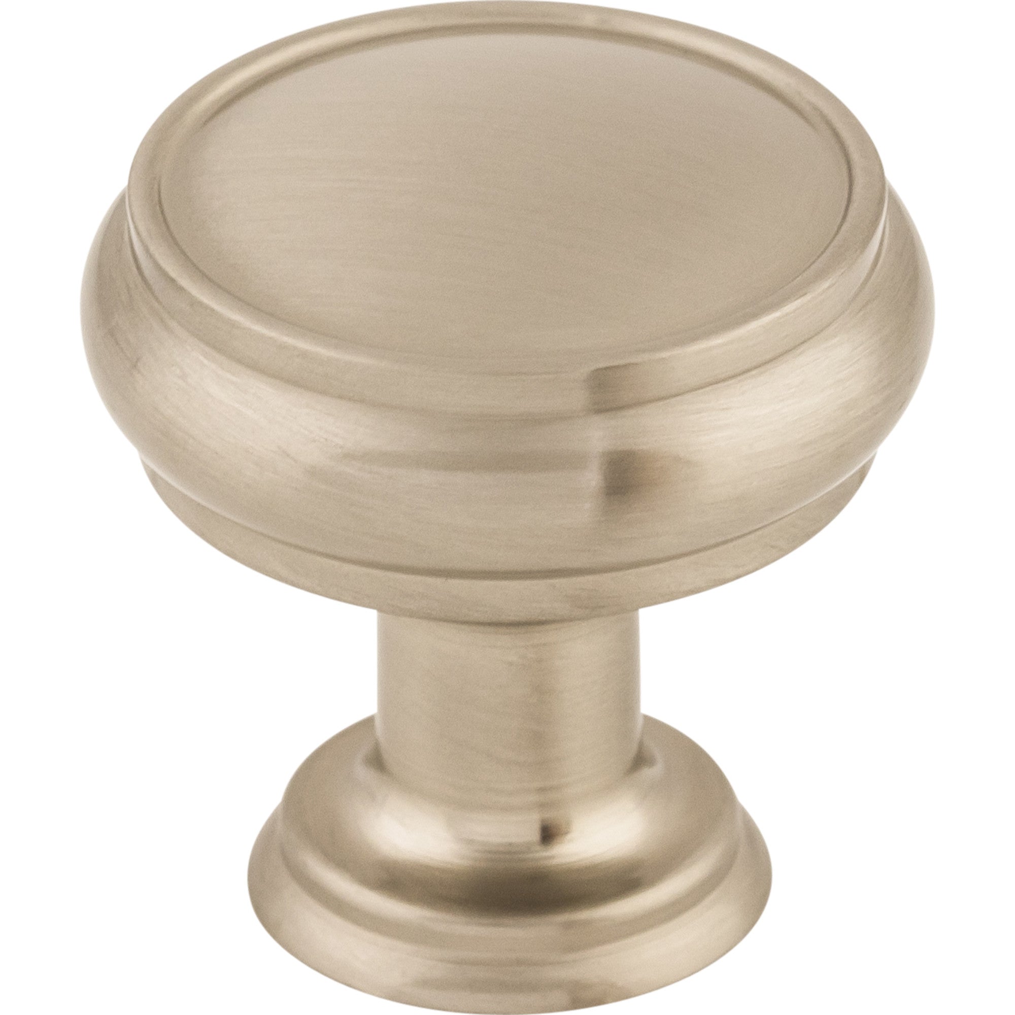 Worldwide Flooring Design Center Eden Knob 1 3/16 Inch Brushed Satin Nickel Eden Knob 1 3/16 Inch Brushed Satin Nickel Top Knobs Decorative Hardware