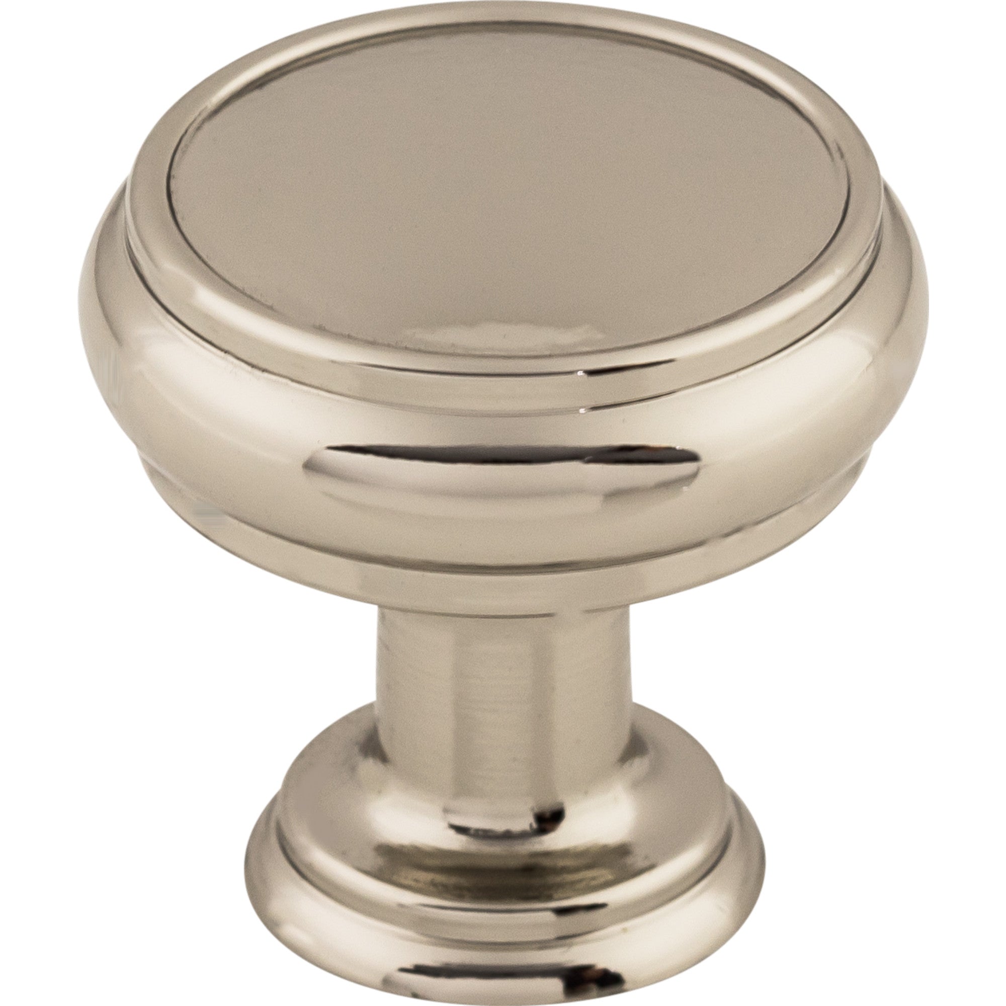 Worldwide Flooring Design Center Eden Knob 1 3/16 Inch Polished Nickel Eden Knob 1 3/16 Inch Polished Nickel Top Knobs Decorative Hardware