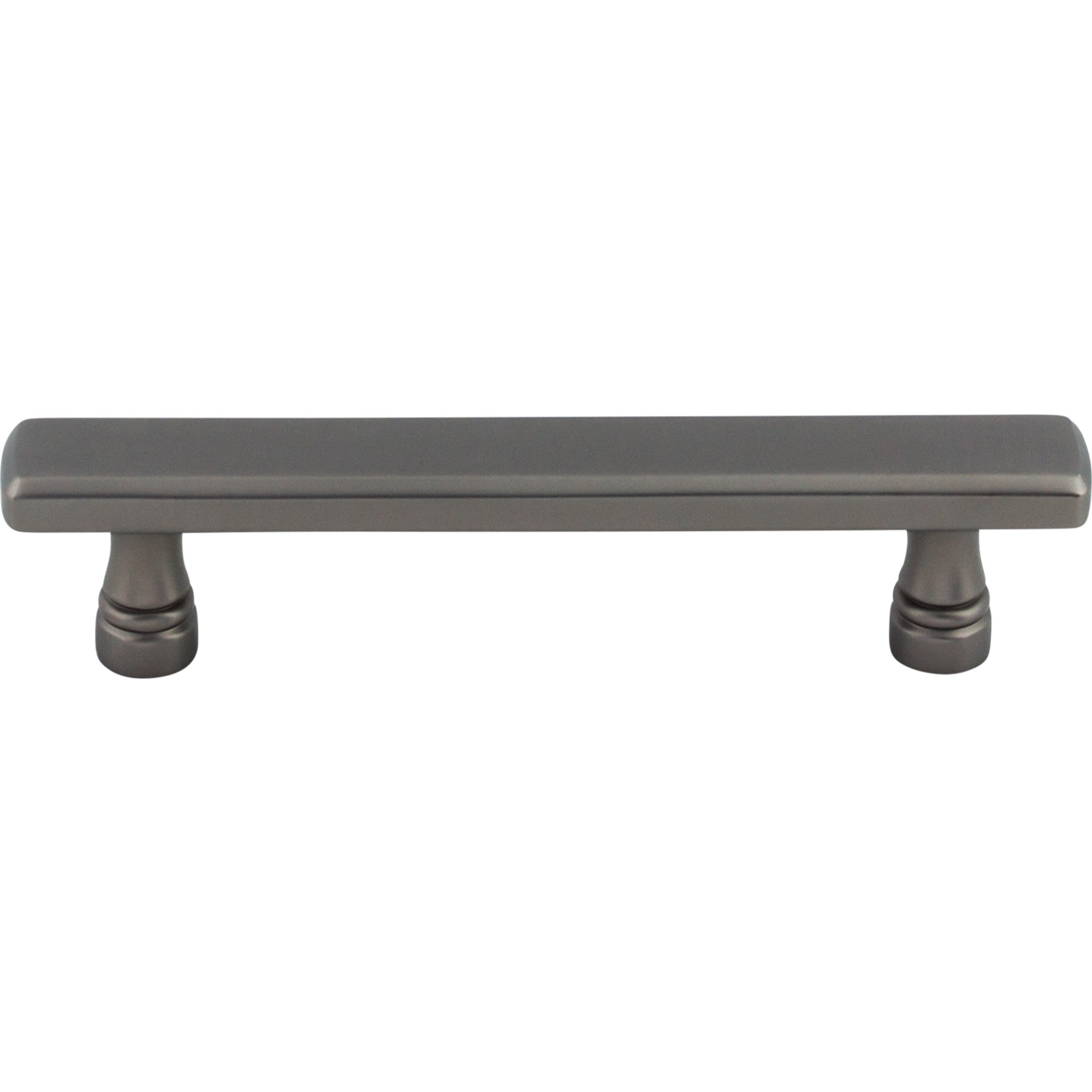 Worldwide Flooring Design Center Kingsbridge Pull 3 3/4 Inch (c-c) Ash Gray Kingsbridge Pull 3 3/4 Inch (c-c) Ash Gray Top Knobs Decorative Hardware