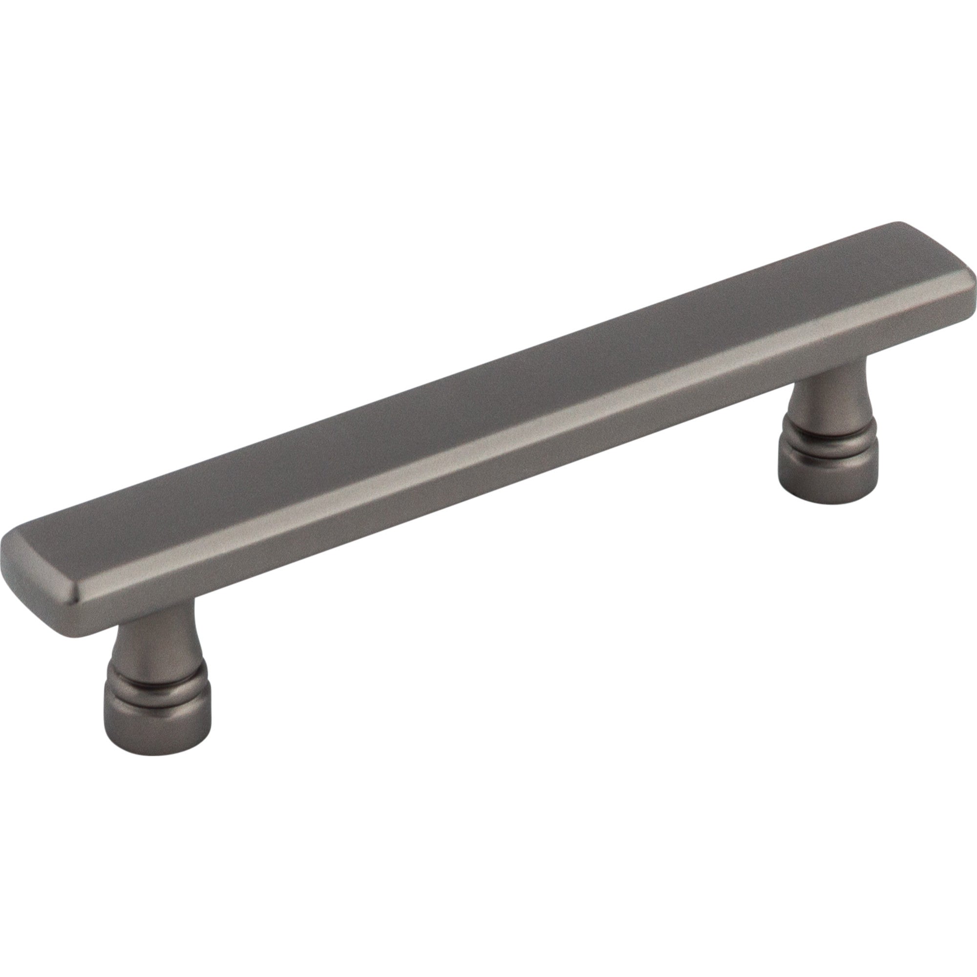 Worldwide Flooring Design Center Kingsbridge Pull 3 3/4 Inch (c-c) Ash Gray Kingsbridge Pull 3 3/4 Inch (c-c) Ash Gray Top Knobs Decorative Hardware