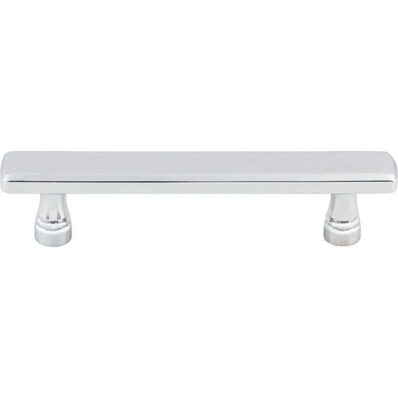 Worldwide Flooring Design Center Kingsbridge Pull 3 3/4 Inch (c-c) Polished Chrome Kingsbridge Pull 3 3/4 Inch (c-c) Polished Chrome Top Knobs Decorative Hardware