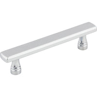Worldwide Flooring Design Center Kingsbridge Pull 3 3/4 Inch (c-c) Polished Chrome Kingsbridge Pull 3 3/4 Inch (c-c) Polished Chrome Top Knobs Decorative Hardware