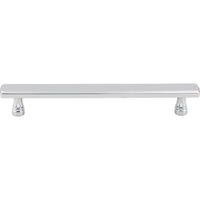 Worldwide Flooring Design Center Kingsbridge Pull 6 5/16 Inch (c-c) Polished Chrome Kingsbridge Pull 6 5/16 Inch (c-c) Polished Chrome Top Knobs Decorative Hardware