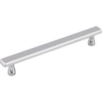 Worldwide Flooring Design Center Kingsbridge Pull 6 5/16 Inch (c-c) Polished Chrome Kingsbridge Pull 6 5/16 Inch (c-c) Polished Chrome Top Knobs Decorative Hardware