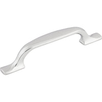 Worldwide Flooring Design Center Torbay Pull 3 3/4 Inch (c-c) Polished Chrome Torbay Pull 3 3/4 Inch (c-c) Polished Chrome Top Knobs Decorative Hardware