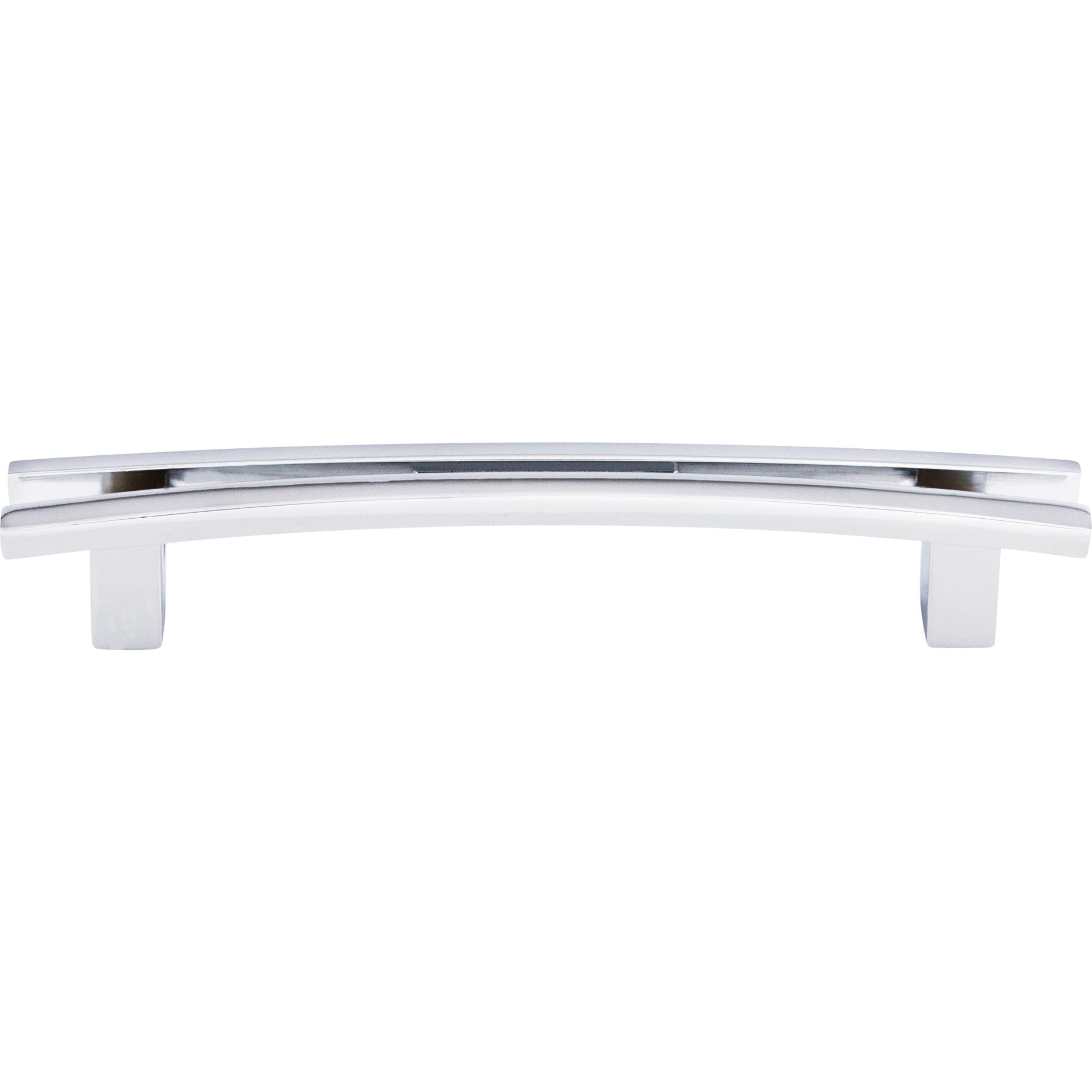 Worldwide Flooring Design Center Flared Pull 5 Inch (c-c) Polished Chrome Flared Pull 5 Inch (c-c) Polished Chrome Top Knobs Decorative Hardware