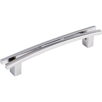 Worldwide Flooring Design Center Flared Pull 5 Inch (c-c) Polished Chrome Flared Pull 5 Inch (c-c) Polished Chrome Top Knobs Decorative Hardware