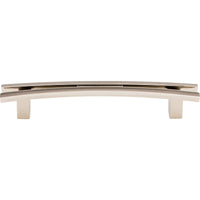 Worldwide Flooring Design Center Flared Pull 5 Inch (c-c) Polished Nickel Flared Pull 5 Inch (c-c) Polished Nickel Top Knobs Decorative Hardware