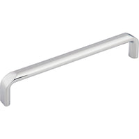 Worldwide Flooring Design Center Exeter Pull 6 5/16 Inch (c-c) Polished Chrome  Top Knobs Decorative Hardware