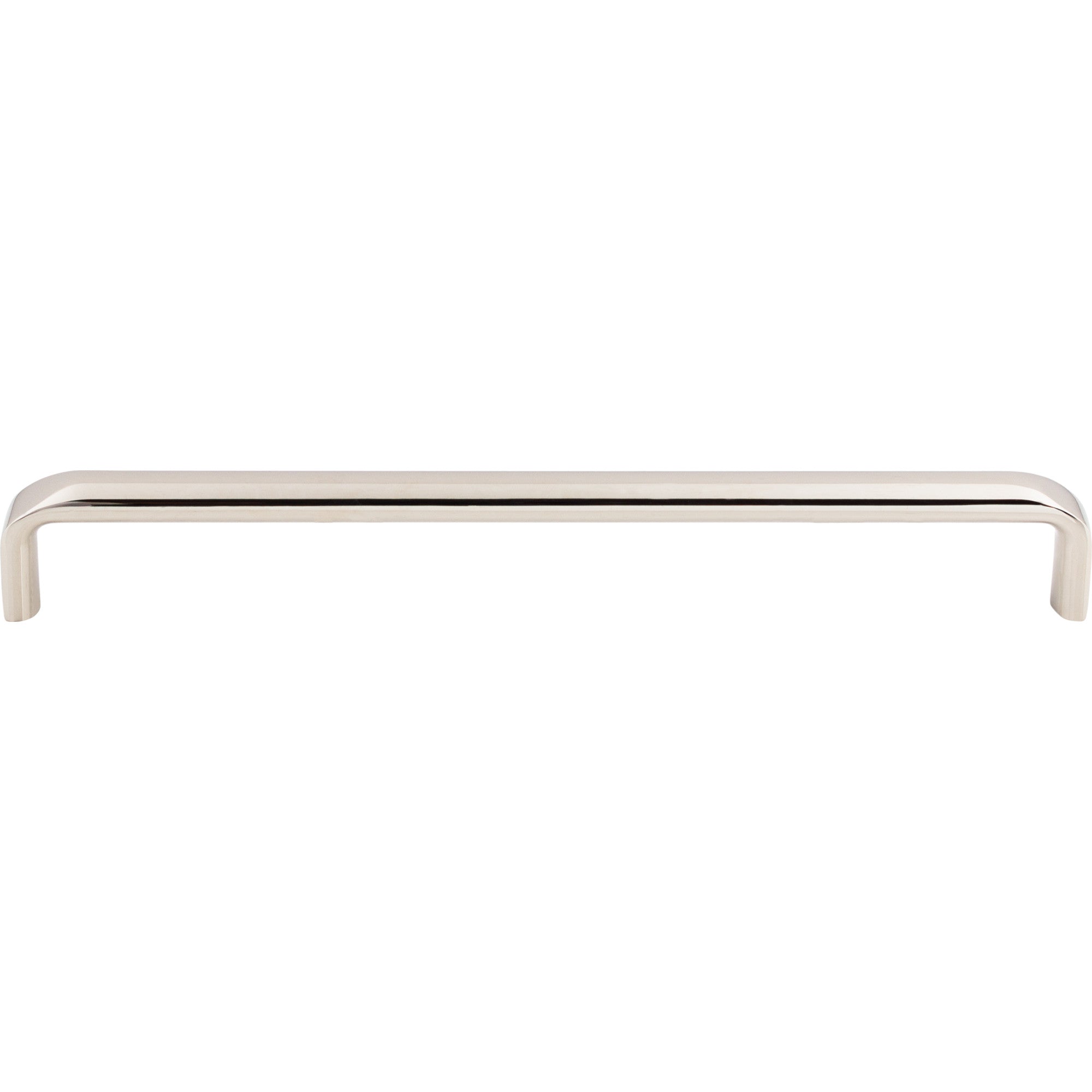 Worldwide Flooring Design Center Exeter Pull 8 13/16 Inch (c-c) Polished Nickel Exeter Pull 8 13/16 Inch (c-c) Polished Nickel Top Knobs Decorative Hardware