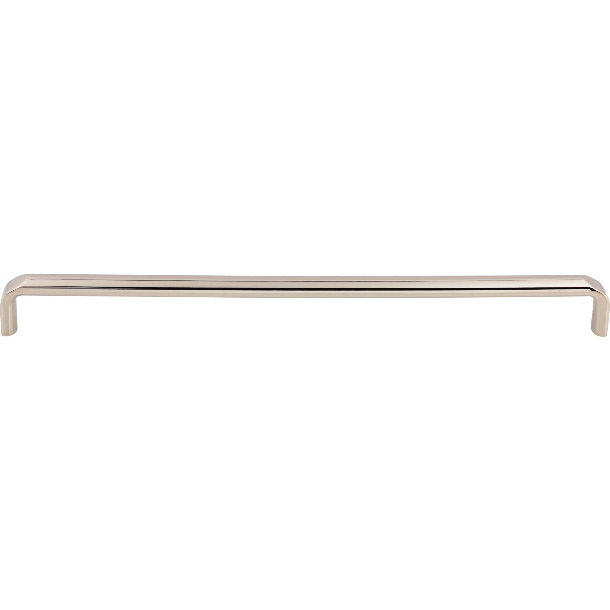 Worldwide Flooring Design Center Exeter Pull 12 Inch (c-c) Polished Nickel Exeter Pull 12 Inch (c-c) Polished Nickel Top Knobs Decorative Hardware