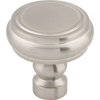 Worldwide Flooring Design Center Brixton Rimmed Knob 1 1/4 Inch Brushed Satin Nickel Brixton Rimmed Knob 1 1/4 Inch Brushed Satin Nickel Top Knobs Decorative Hardware